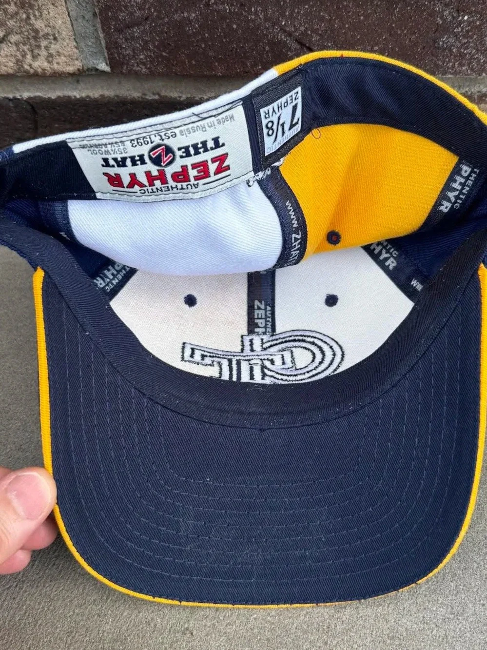 Vintage Zephyr Georgia Tech Fitted Hat